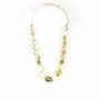 Bijoux - Collier pastilles rondes en corne noire marbrée - L INDOCHINEUR X RIVÊT