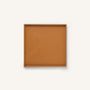 Bowls - Medium square tray lacquered, tobacco, size M - L INDOCHINEUR X RIVÊT