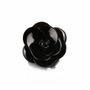 Brooches - Small flower brooch in marbled black horn - L INDOCHINEUR X RIVÊT