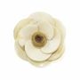 Brooches - Small flower brooch in marbled black horn - L INDOCHINEUR X RIVÊT