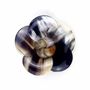 Brooches - Camellia brooch in marbled black horn - L INDOCHINEUR X RIVÊT