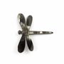 Brooches - Dragonfly brooch in marbled black horn - L INDOCHINEUR X RIVÊT