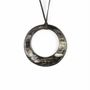 Jewelry - Large irregular ring pendant in marbled black horn - L INDOCHINEUR X RIVÊT