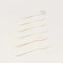 Couverts & ustensiles de cuisine - Set de 6 cuillères à café Baguette en nacre - L INDOCHINEUR X RIVÊT