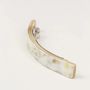 Barrettes - Long rectangular barrette in blond horn - L INDOCHINEUR X RIVÊT