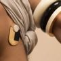 Jewelry - Stone & brass Ecu earrings - L INDOCHINEUR X RIVÊT