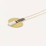 Jewelry - Stone & brass Ailes pendant - L INDOCHINEUR X RIVÊT