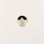 Broches - Broche Sceau Laiton pierre - L INDOCHINEUR X RIVÊT