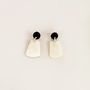 Jewelry - Beaters earrings in blond and black horn - L INDOCHINEUR X RIVÊT