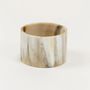 Bracelets - Broad marbled black horn bracelet in Size S - L INDOCHINEUR X RIVÊT