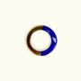 Bracelets - Broad cream coffee lacquered elliptical bracelet in Size L - L INDOCHINEUR X RIVÊT