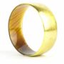 Bracelets - Cream coffee lacquered flat bracelet in horn in Size S - L INDOCHINEUR X RIVÊT