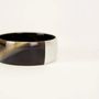 Bracelets - Cream coffee lacquered flat bracelet in horn in Size S - L INDOCHINEUR X RIVÊT