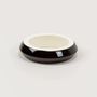 Bracelets - Black outside & white inside lacquered Saturne wood bracelet in Size L - L INDOCHINEUR X RIVÊT