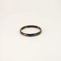 Bracelets - Thin bracelet in marbled black horn in Size L - L INDOCHINEUR X RIVÊT