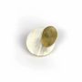 Brooches - Large round brooch in horn and brass - L INDOCHINEUR X RIVÊT