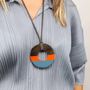 Jewelry - Ring pendant in buffalo hoof and brick and ivory lacquer - L INDOCHINEUR X RIVÊT