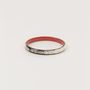 Bracelets - Marbled black horn bracelet with ivory lacquer in Size S - L INDOCHINEUR X RIVÊT
