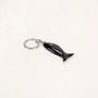 Objets de décoration - Porte clé poisson en corne noire unie (par 4) - L INDOCHINEUR X RIVÊT
