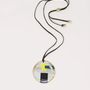 Bijoux - Pendentif Géranos en corne blonde et laque tricolore - L INDOCHINEUR X RIVÊT