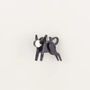 Jewelry - Buffalo charm for necklace in black horn and mother-of-pearl - L INDOCHINEUR X RIVÊT