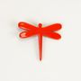 Brooches - Dragonfly brooch in horn and blue-gray lacquer - L INDOCHINEUR X RIVÊT