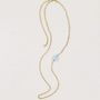 Jewelry - Earth chain in brass and ochre lacquer - L INDOCHINEUR X RIVÊT