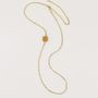 Jewelry - Earth chain in brass and ochre lacquer - L INDOCHINEUR X RIVÊT