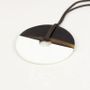 Bijoux - Pendentif grand anneau en sabot et laque orange - L INDOCHINEUR X RIVÊT