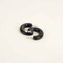 Jewelry - Thick hoop earrings in white horn - L INDOCHINEUR X RIVÊT