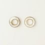 Bijoux - Boucles d'oreilles Auréole en corne - L INDOCHINEUR X RIVÊT