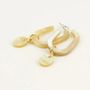 Jewelry - Hoop earrings with pearls in blond horn - L INDOCHINEUR X RIVÊT