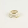 Jewelry - Set of 3 black horn rings in Size M - L INDOCHINEUR X RIVÊT