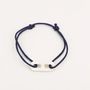 Bracelets - Bracelet fil oval 2 trous en corne blonde - L INDOCHINEUR X RIVÊT