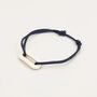 Bracelets - Oval cord bracelet with 1 hole in blond horn - L INDOCHINEUR X RIVÊT