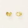 Bijoux - Boucles d'oreilles Gingko en laiton - L INDOCHINEUR X RIVÊT