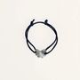 Bracelets - Cord bracelet with Gingko motif in brass - L INDOCHINEUR X RIVÊT