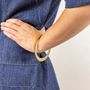 Bracelets - Bracelet in black and white horn in Size L - L INDOCHINEUR X RIVÊT