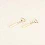 Jewelry - Gelule brass hoop earrings in blond horn - L INDOCHINEUR X RIVÊT
