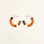 Jewelry - Hoop earrings in hoof and tricolor lacquer - L INDOCHINEUR X RIVÊT