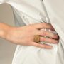Jewelry - Radiant ring in blond horn size S - L INDOCHINEUR X RIVÊT