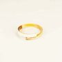 Bracelets - Bracelet ouvert Ruban en corne blonde taille S - L INDOCHINEUR X RIVÊT