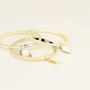 Bracelets - Set de 3 joncs à breloques en corne blonde taille S - L INDOCHINEUR X RIVÊT