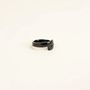 Jewelry - Ruban ring in black and white horn size L - L INDOCHINEUR X RIVÊT