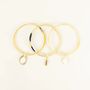 Bracelets - Set of 3 bangles with charms in blond horn size L - L INDOCHINEUR X RIVÊT