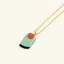 Jewelry - Apia pendant in horn and lacquer with black cord - L INDOCHINEUR X RIVÊT
