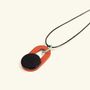 Jewelry - Bacchia pendant in horn and black cord lacquer - L INDOCHINEUR X RIVÊT