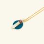 Bijoux - Pendentif Ether en corne et laque cordon noir - L INDOCHINEUR X RIVÊT