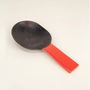 Kitchen utensils - Black horn with yellow lacquer rice spoon - L INDOCHINEUR X RIVÊT