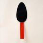 Kitchen utensils - African black horn with yellow laquer tarte server - L INDOCHINEUR X RIVÊT